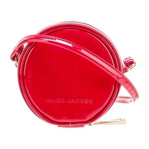 MARC JACOBS NEW RED PATENT LEATHER MINI NEW PURSE/MAKEUP BAG